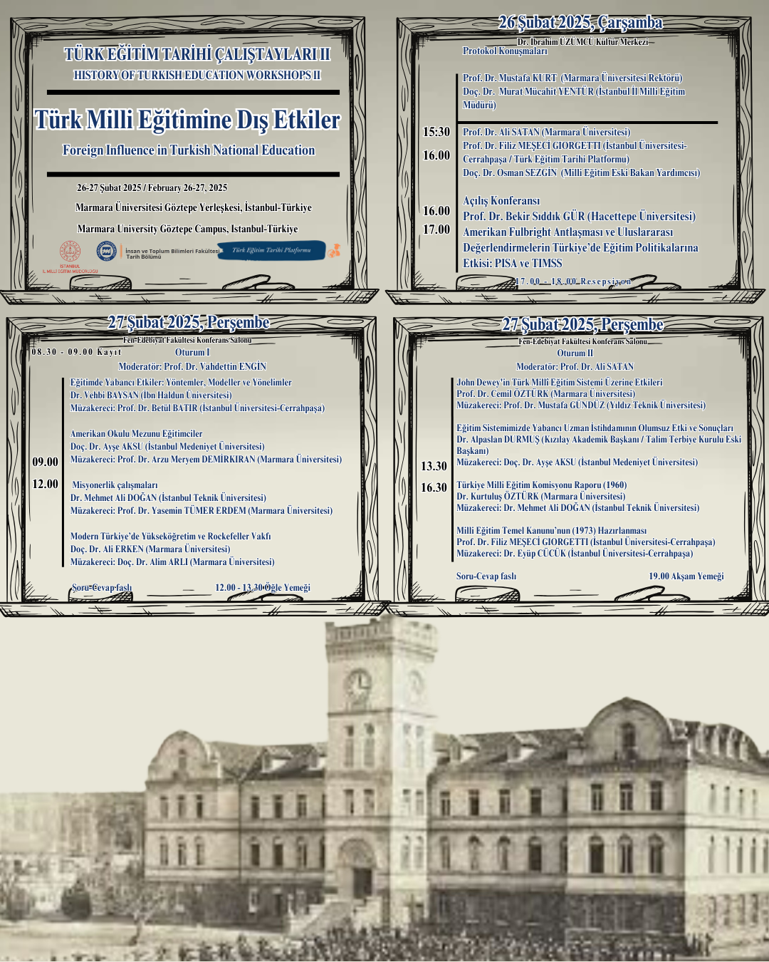 tet Çalıştay program afiş tanıtım