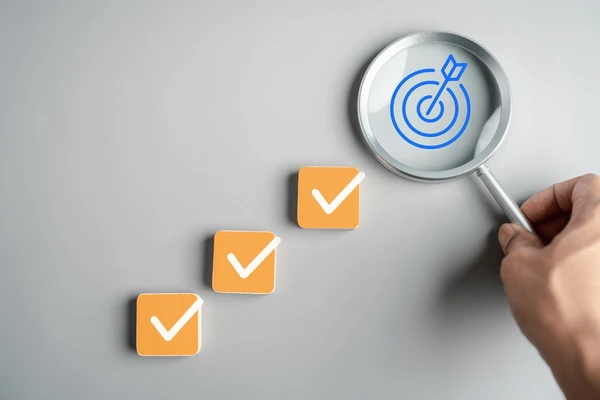 Planning Checklist Goal Target Magnifying 600nw 2654518311